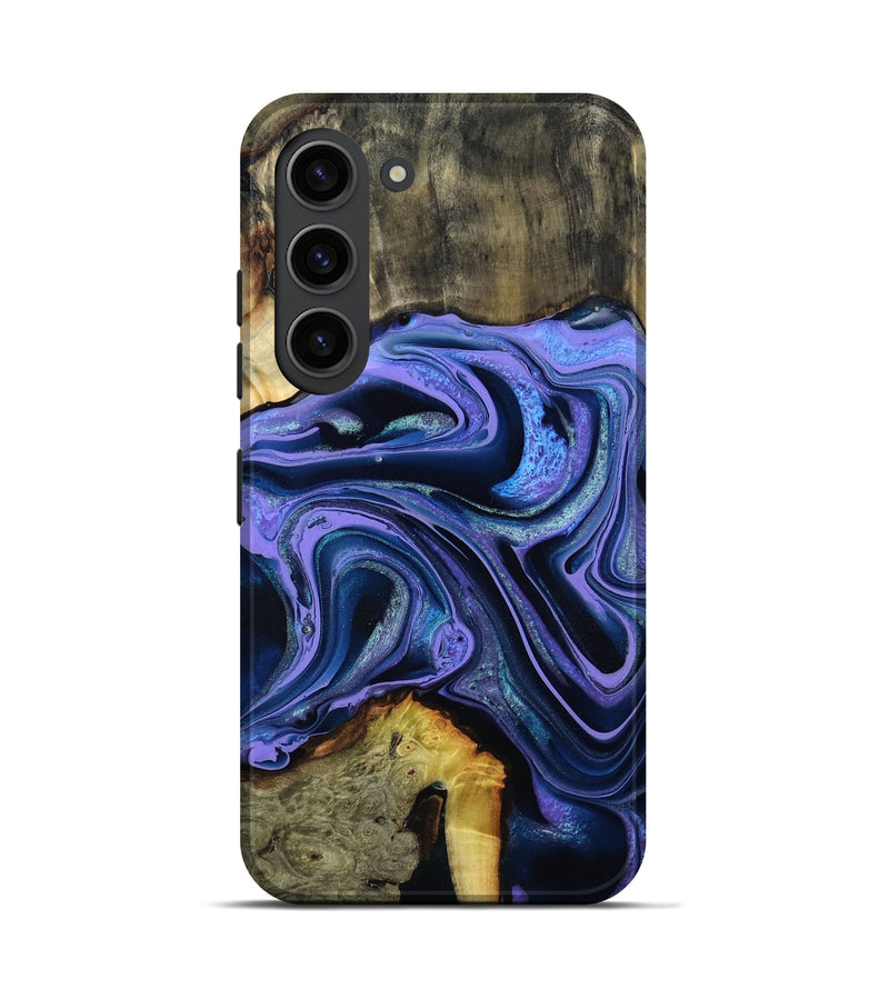 Galaxy S23 Wood Live Edge Phone Case - Lachlan (Purple, 796842)