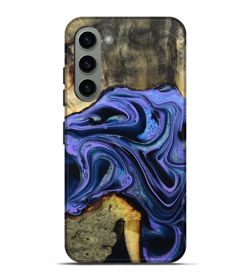 Galaxy S23 Plus Wood Live Edge Phone Case - Lachlan (Purple, 796842)