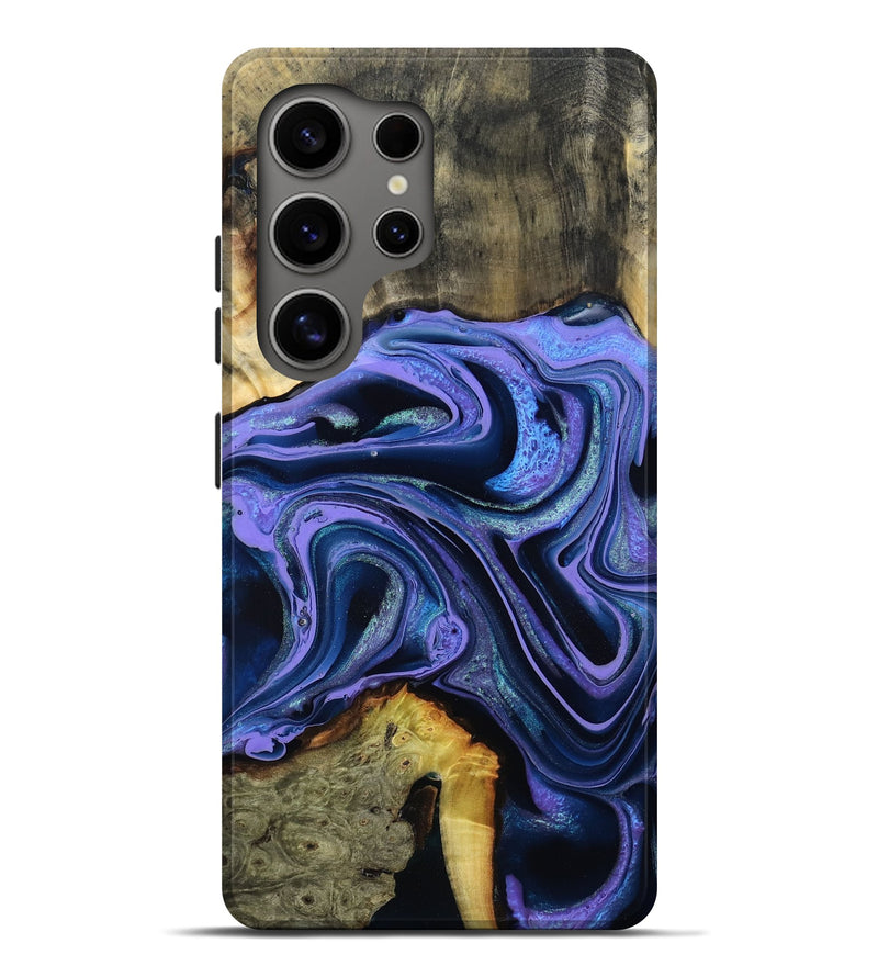 Galaxy S25 Ultra Wood Live Edge Phone Case - Lachlan (Purple, 796842)