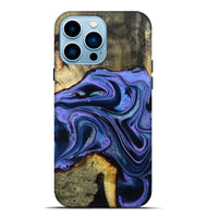 iPhone 14 Pro Max Wood Live Edge Phone Case - Lachlan (Purple, 796842)