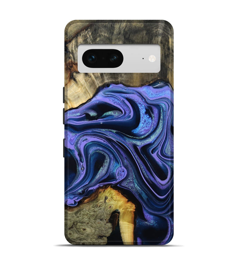 Pixel 7 Wood Live Edge Phone Case - Lachlan (Purple, 796842)