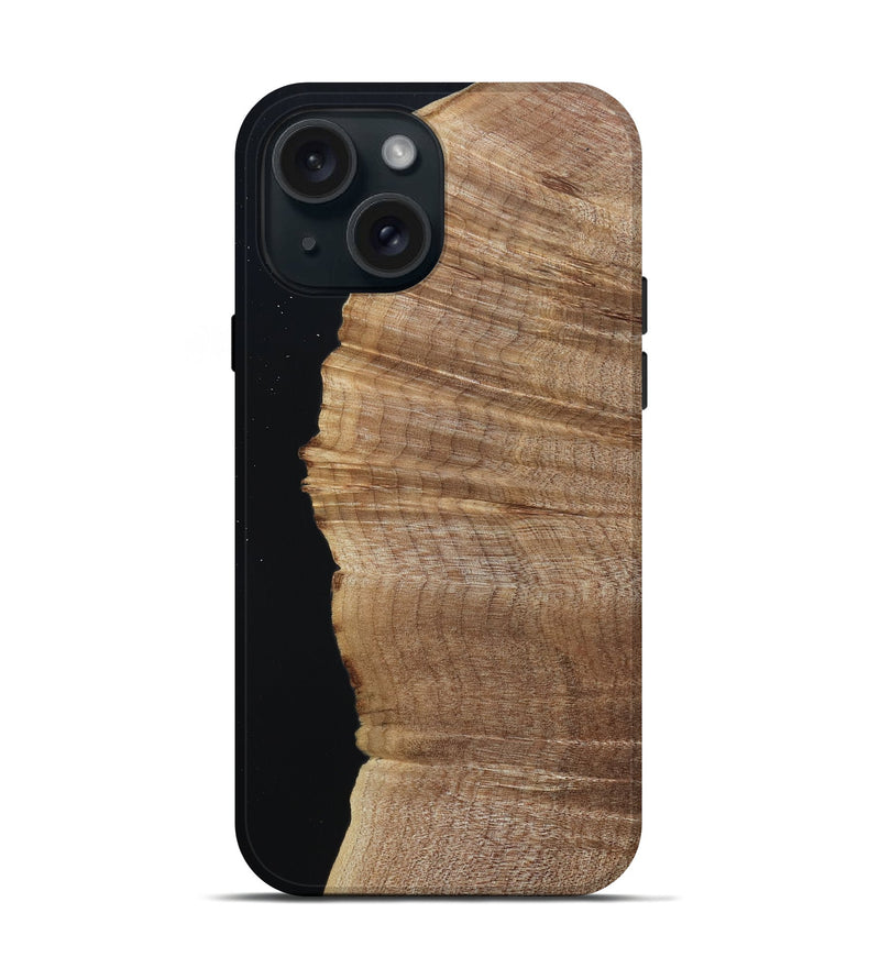 iPhone 15 Wood Live Edge Phone Case - Jasmyn (Wood Burl, 796844)