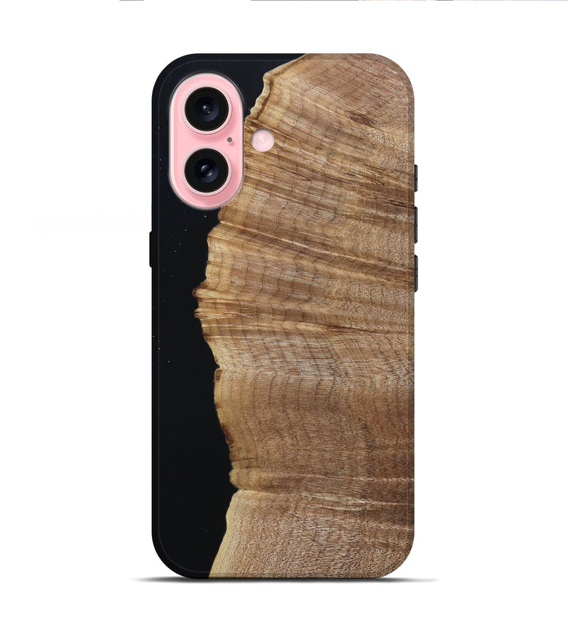 iPhone 16 Wood Live Edge Phone Case - Jasmyn (Wood Burl, 796844)