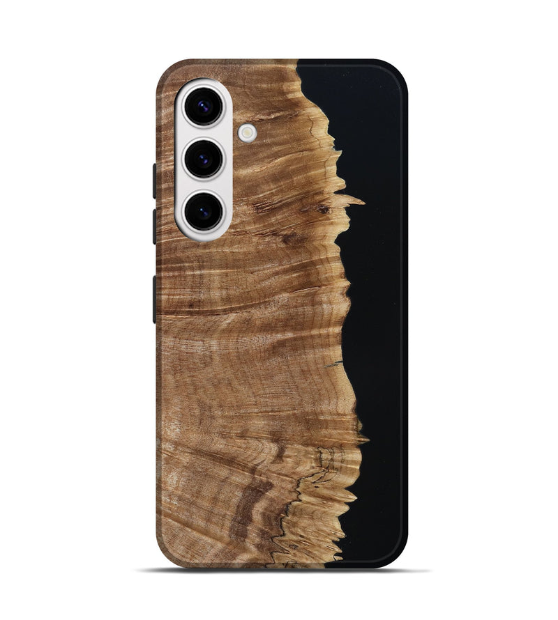 Galaxy S25 Wood Live Edge Phone Case - Tamela (Wood Burl, 796852)