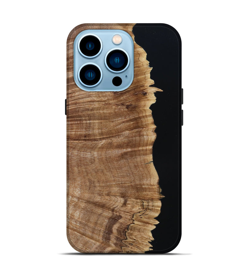 iPhone 14 Pro Wood Live Edge Phone Case - Tamela (Wood Burl, 796852)