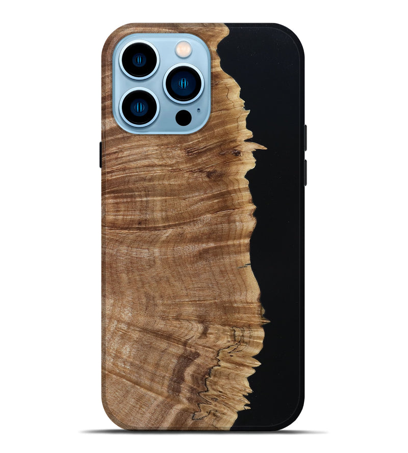 iPhone 14 Pro Max Wood Live Edge Phone Case - Tamela (Wood Burl, 796852)