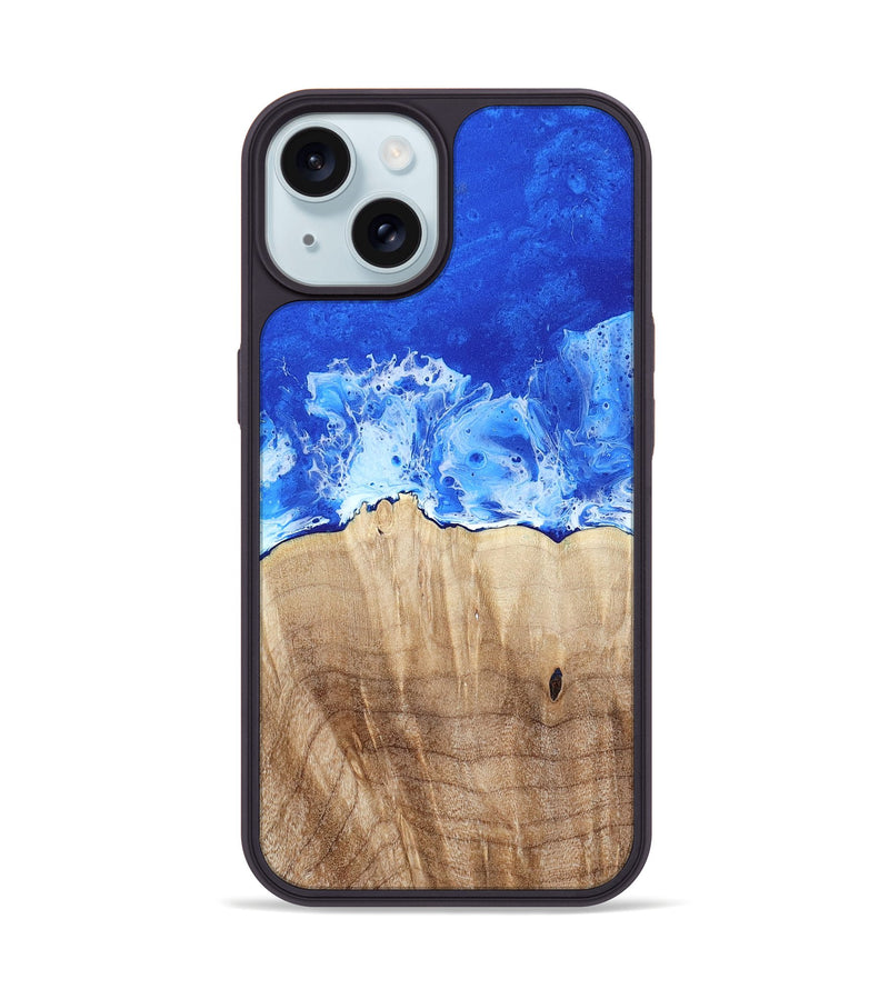 iPhone 15 Wood Phone Case - Amber (Coastal, 796874)