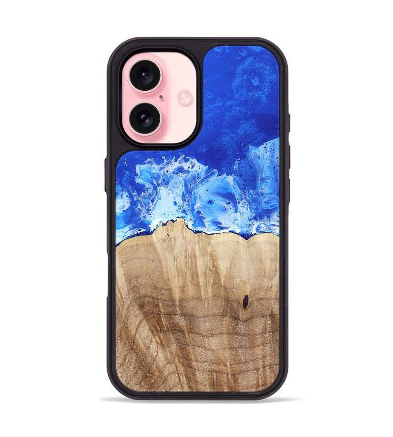 iPhone 16 Wood Phone Case - Amber (Coastal, 796874)