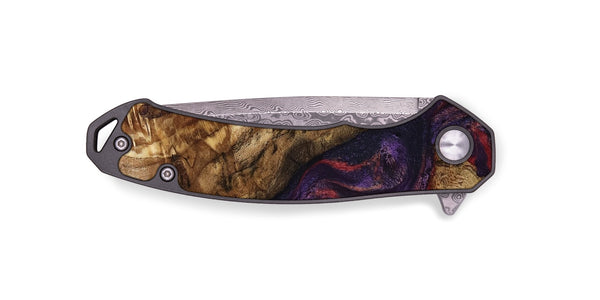 EDC Wood Pocket Knife - Darla (Purple, 796940)