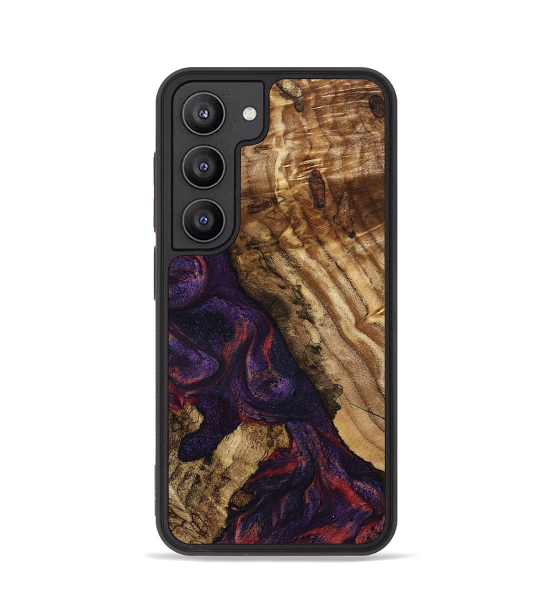 Galaxy S23 Wood Phone Case - Darla (Purple, 796940)