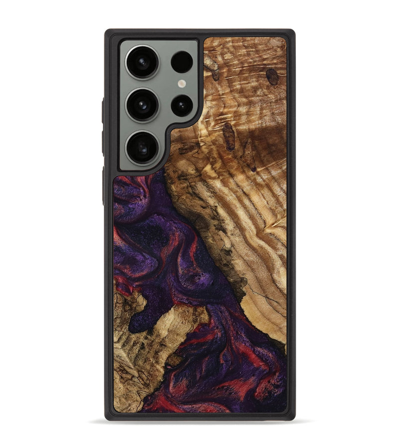 Galaxy S23 Ultra Wood Phone Case - Darla (Purple, 796940)
