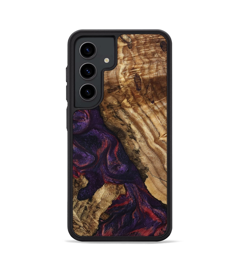 Galaxy S24 Wood Phone Case - Darla (Purple, 796940)