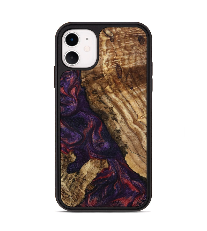 iPhone 11 Wood Phone Case - Darla (Purple, 796940)