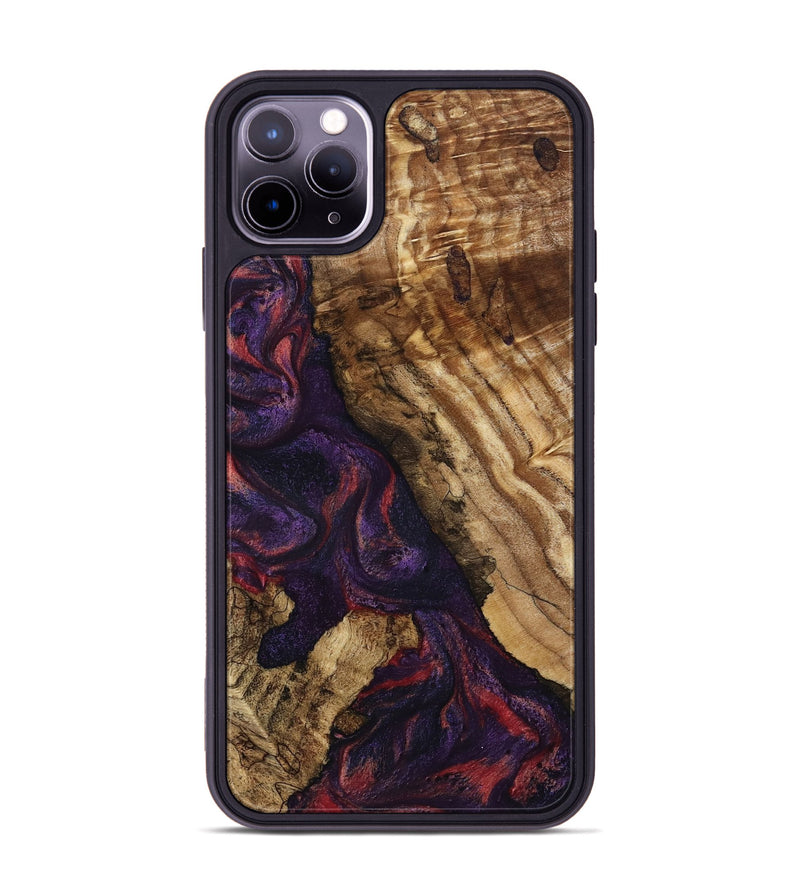 iPhone 11 Pro Max Wood Phone Case - Darla (Purple, 796940)