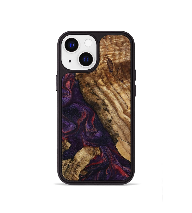 iPhone 13 mini Wood Phone Case - Darla (Purple, 796940)