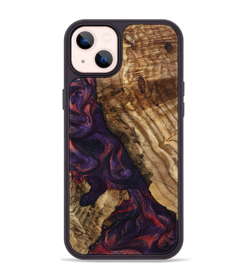 iPhone 14 Plus Wood Phone Case - Darla (Purple, 796940)
