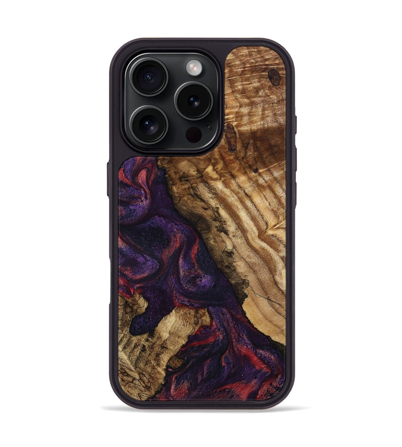iPhone 16 Pro Wood Phone Case - Darla (Purple, 796940)