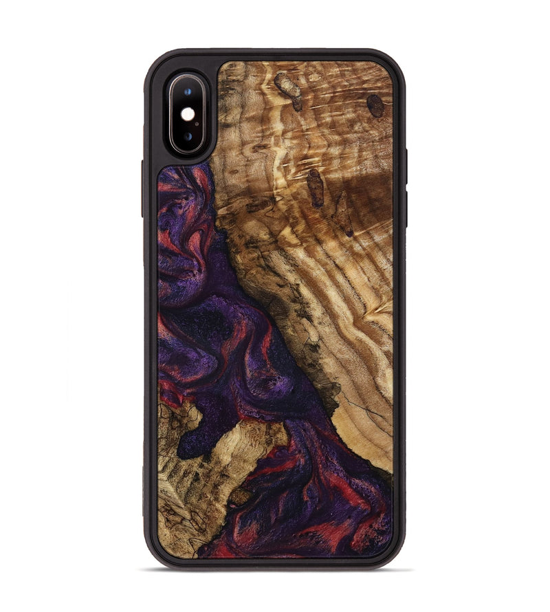 iPhone Xs Max Wood Phone Case - Darla (Purple, 796940)