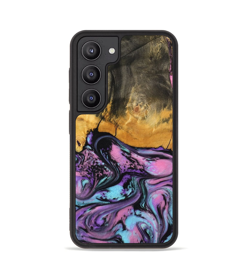 Galaxy S23 Wood Phone Case - Clarice (Purple, 796941)