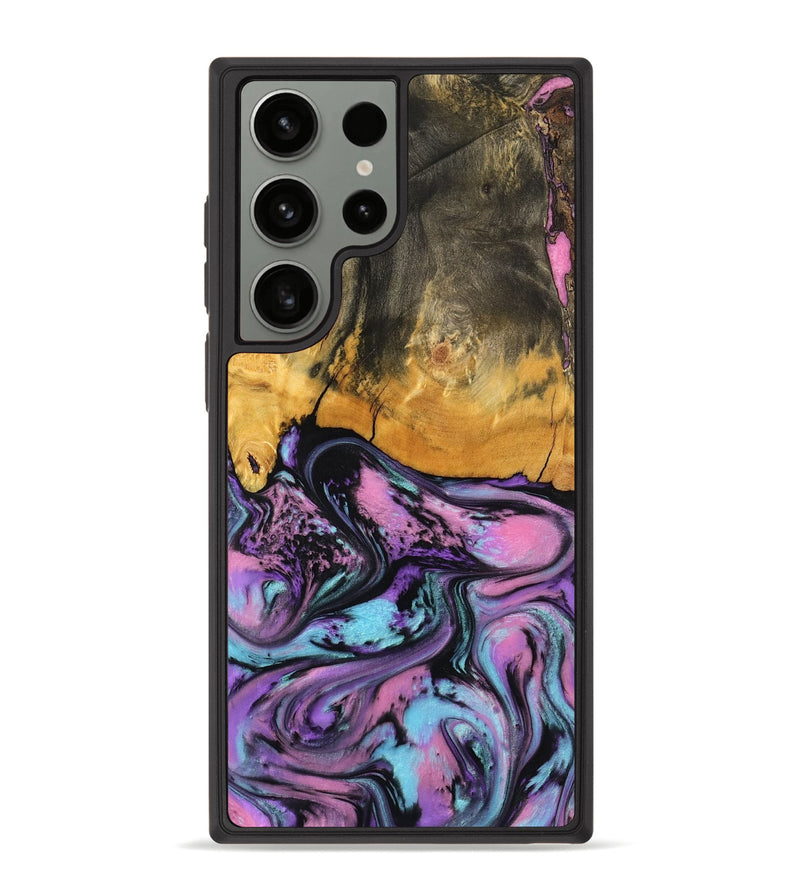 Galaxy S23 Ultra Wood Phone Case - Clarice (Purple, 796941)