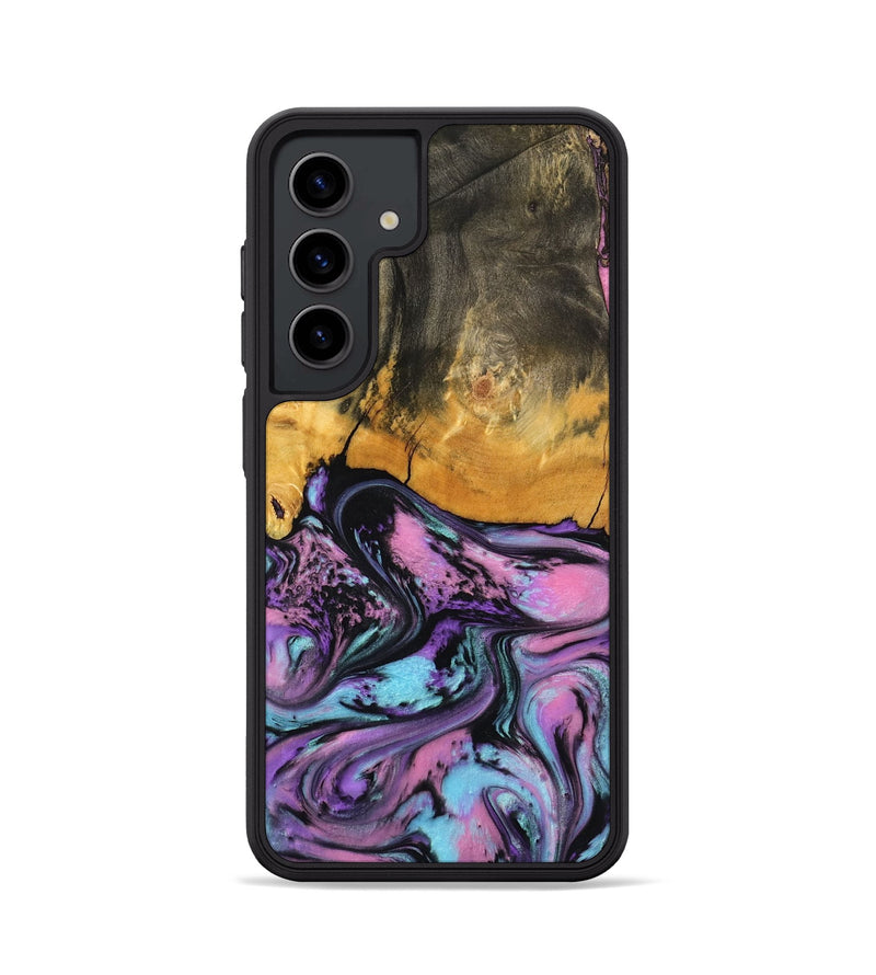 Galaxy S24 Wood Phone Case - Clarice (Purple, 796941)