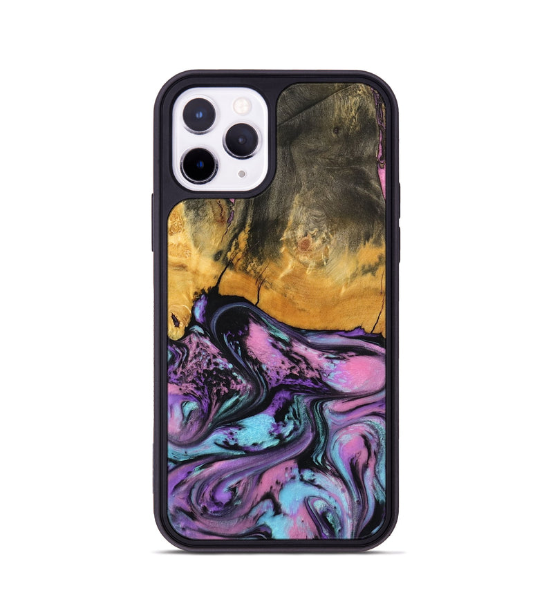 iPhone 11 Pro Wood Phone Case - Clarice (Purple, 796941)