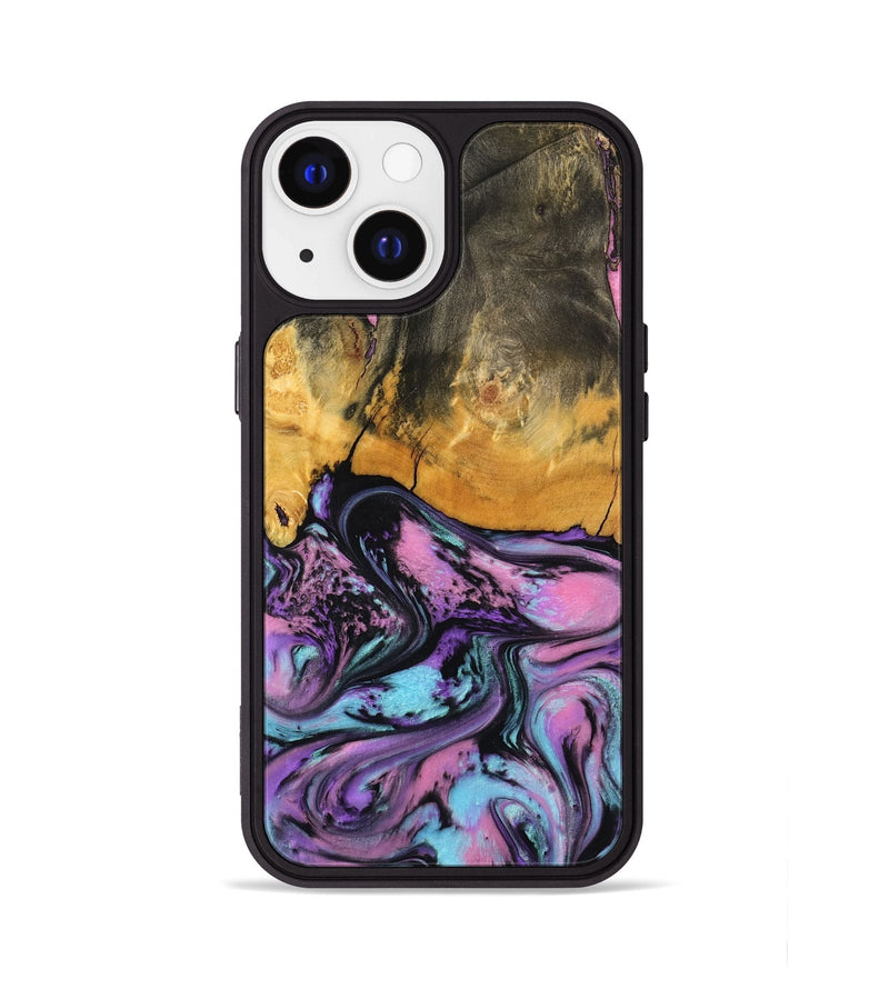 iPhone 13 Wood Phone Case - Clarice (Purple, 796941)