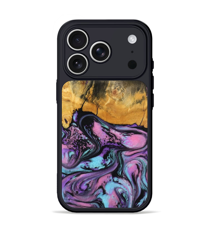 iPhone 17 Pro Wood Phone Case - Clarice (Purple, 796941)