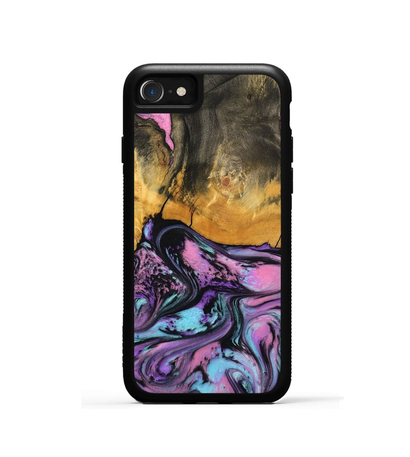 iPhone SE Wood Phone Case - Clarice (Purple, 796941)
