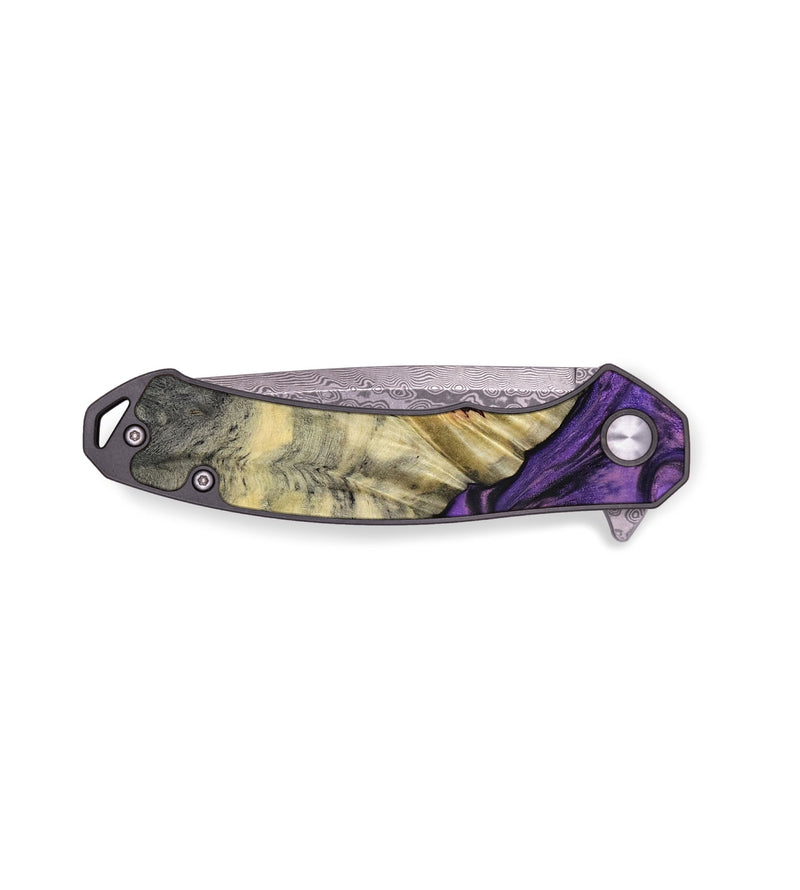 EDC Wood Pocket Knife - Ainhoa (Purple, 796960)