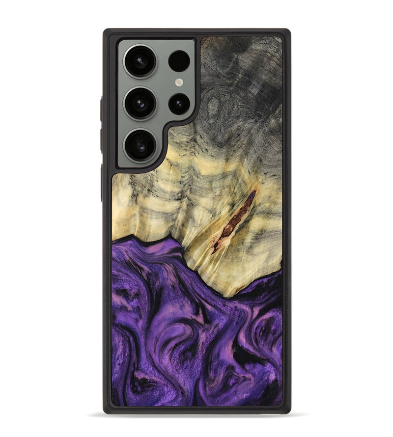 Galaxy S23 Ultra Wood Phone Case - Ainhoa (Purple, 796960)