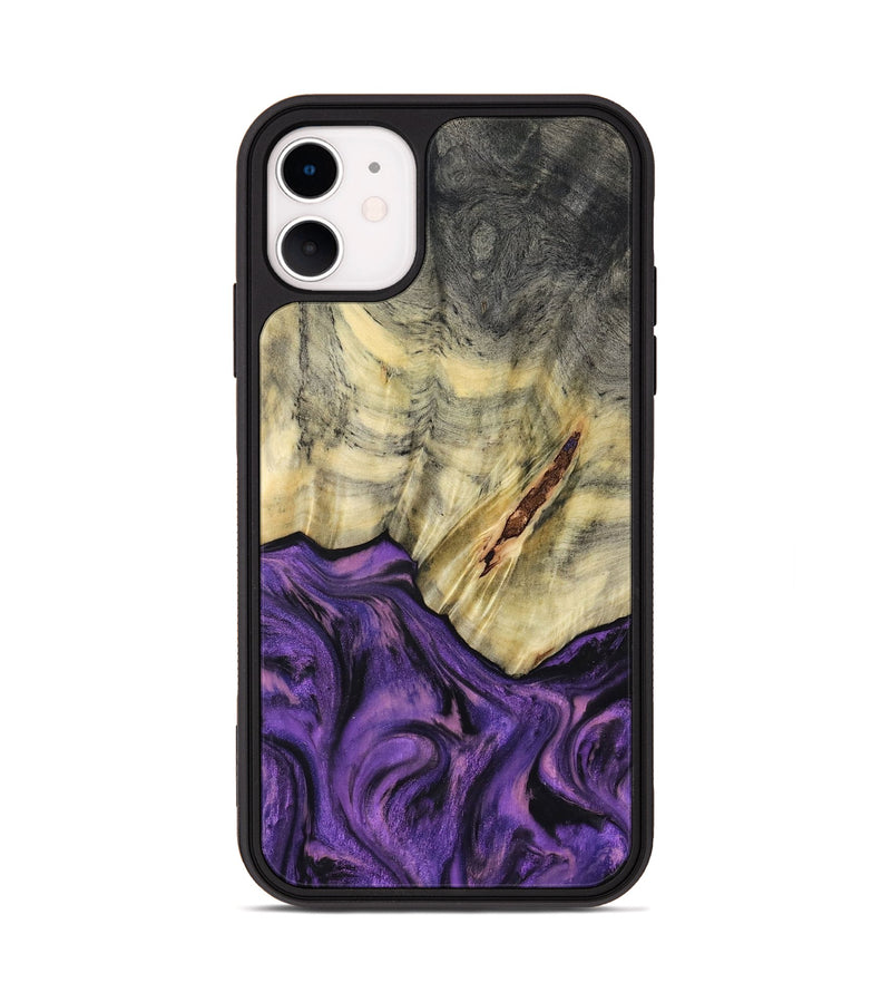 iPhone 11 Wood Phone Case - Ainhoa (Purple, 796960)