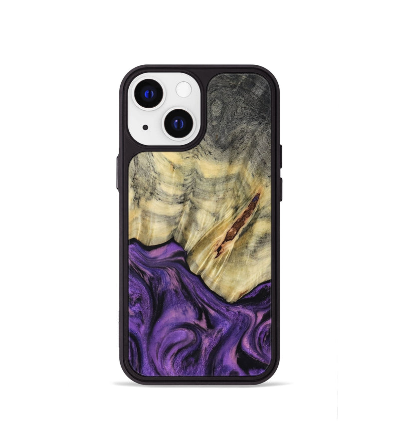 iPhone 13 mini Wood Phone Case - Ainhoa (Purple, 796960)