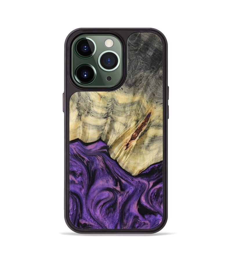 iPhone 13 Pro Wood Phone Case - Ainhoa (Purple, 796960)