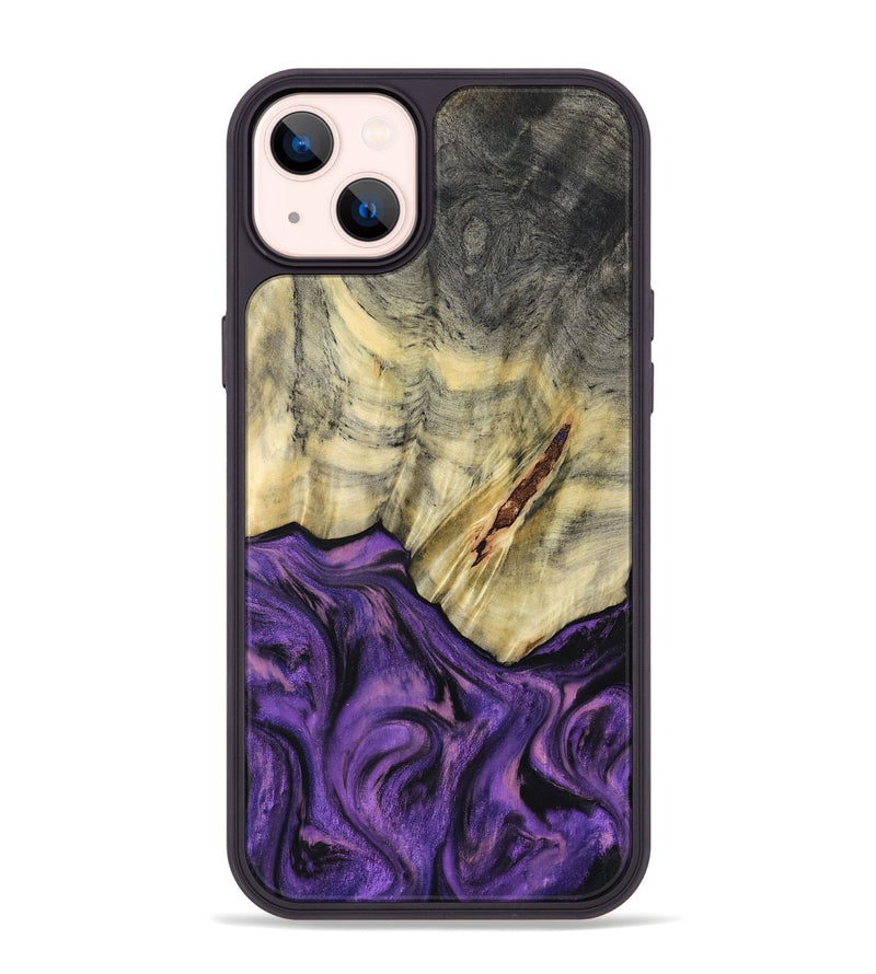 iPhone 14 Plus Wood Phone Case - Ainhoa (Purple, 796960)
