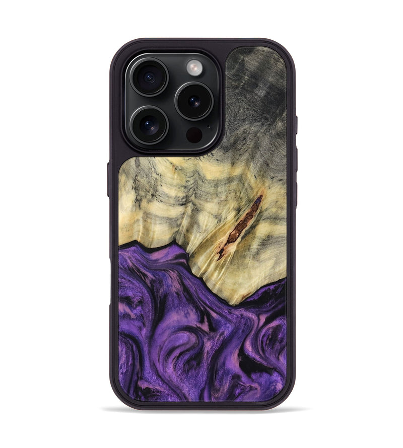 iPhone 16 Pro Wood Phone Case - Ainhoa (Purple, 796960)