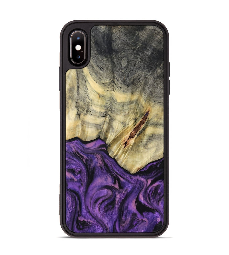 iPhone Xs Max Wood Phone Case - Ainhoa (Purple, 796960)