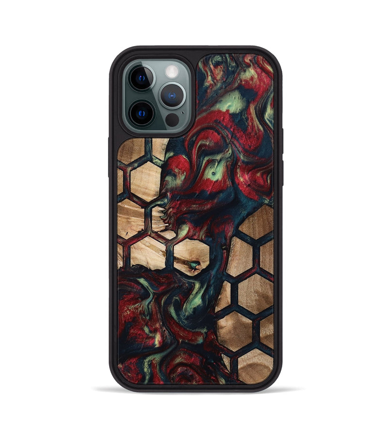 iPhone 12 Pro Wood Phone Case - Quiana (Pattern, 796982)