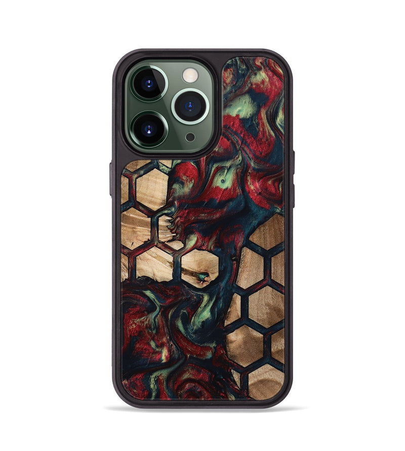 iPhone 13 Pro Wood Phone Case - Quiana (Pattern, 796982)
