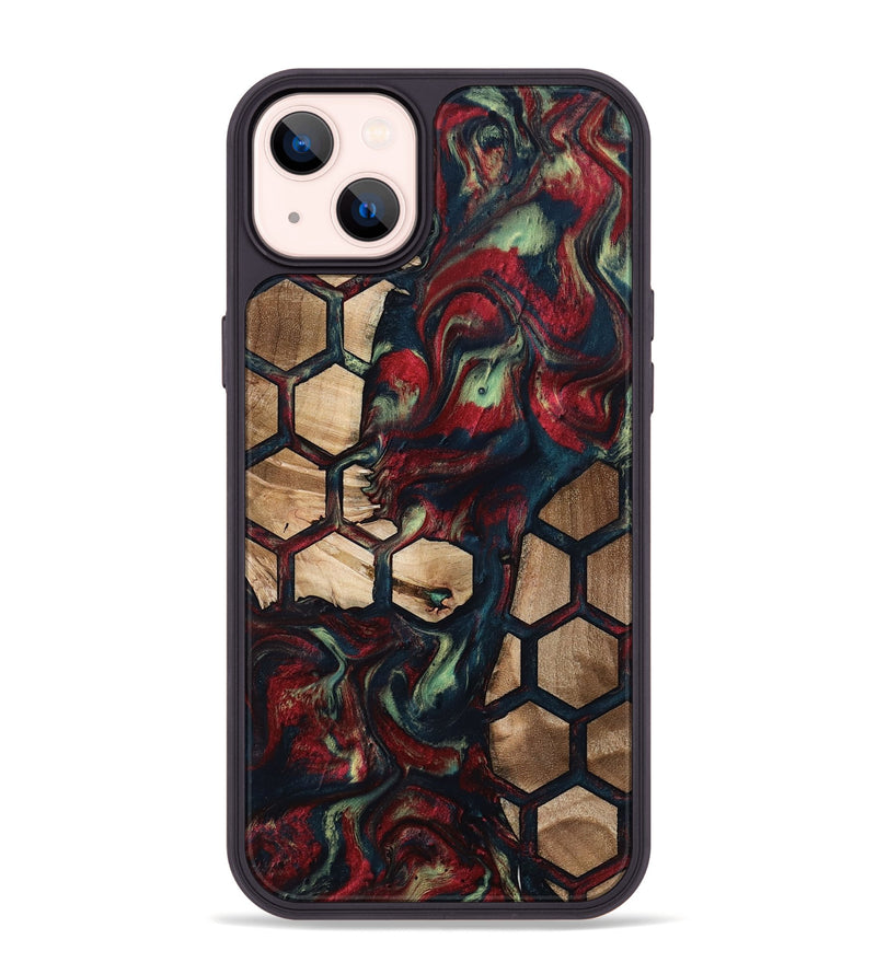 iPhone 14 Plus Wood Phone Case - Quiana (Pattern, 796982)