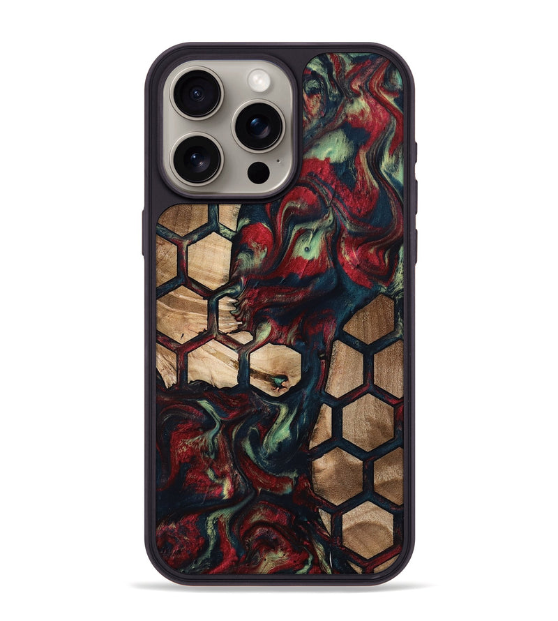 iPhone 15 Pro Max Wood Phone Case - Quiana (Pattern, 796982)