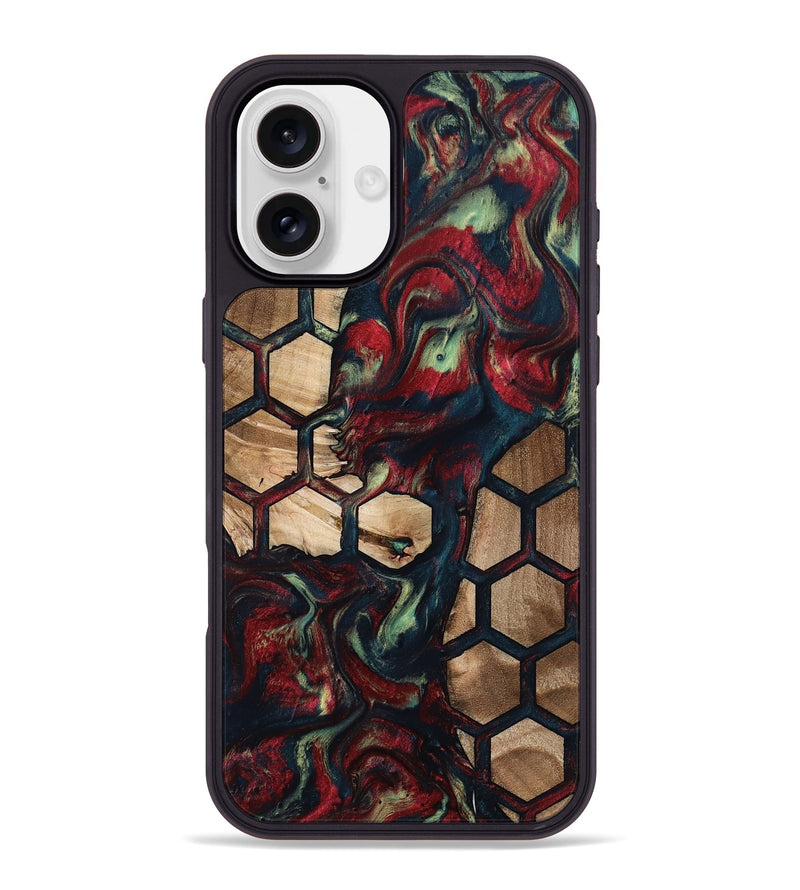 iPhone 16 Plus Wood Phone Case - Quiana (Pattern, 796982)