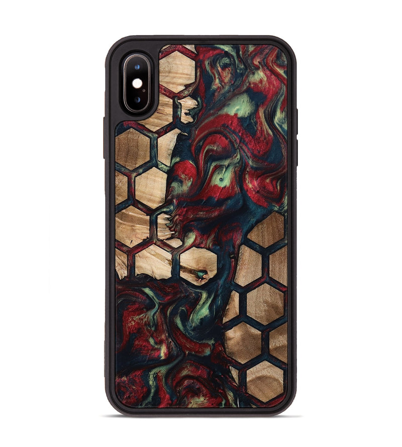 iPhone Xs Max Wood Phone Case - Quiana (Pattern, 796982)
