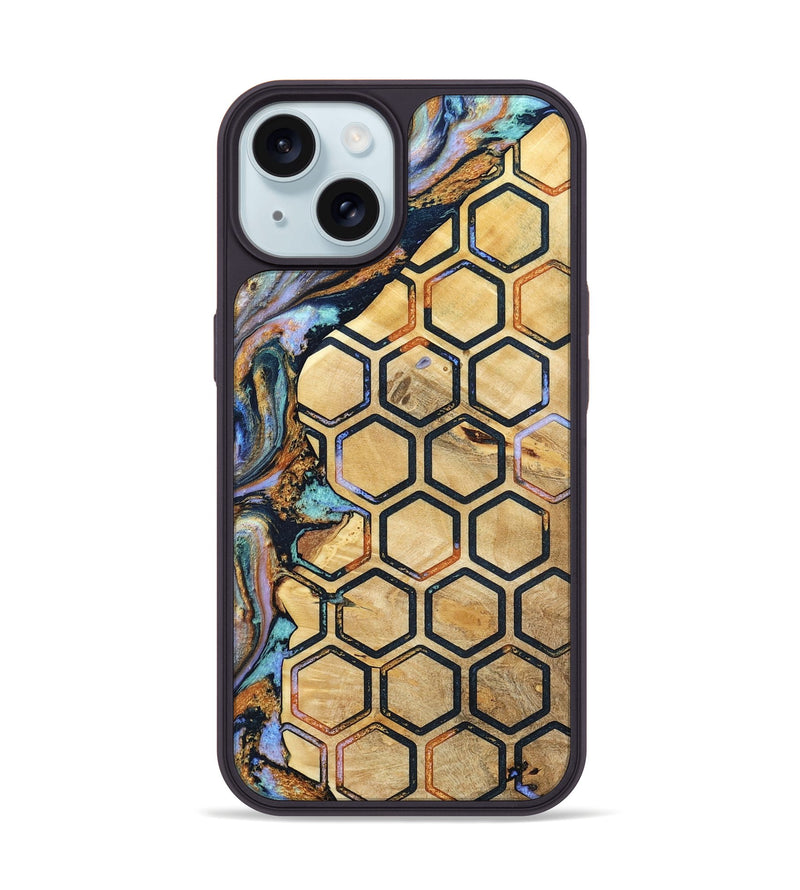 iPhone 15 Wood Phone Case - Edison (Pattern, 796985)
