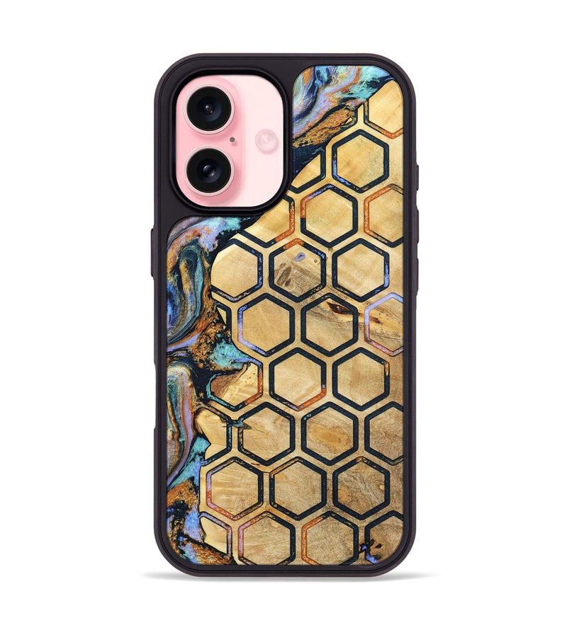 iPhone 16 Wood Phone Case - Edison (Pattern, 796985)