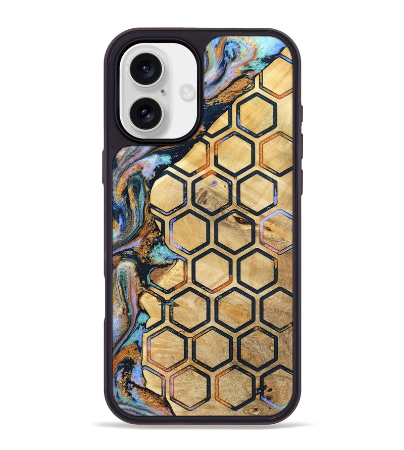 iPhone 16 Plus Wood Phone Case - Edison (Pattern, 796985)