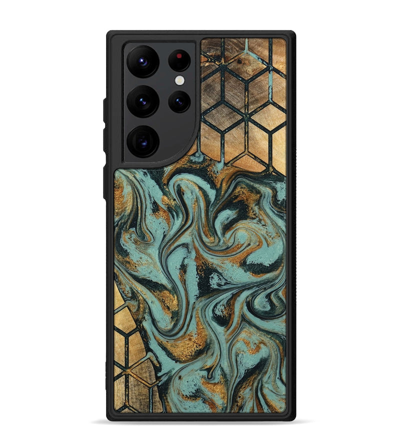 Galaxy S22 Ultra Wood Phone Case - Dasia (Pattern, 796989)