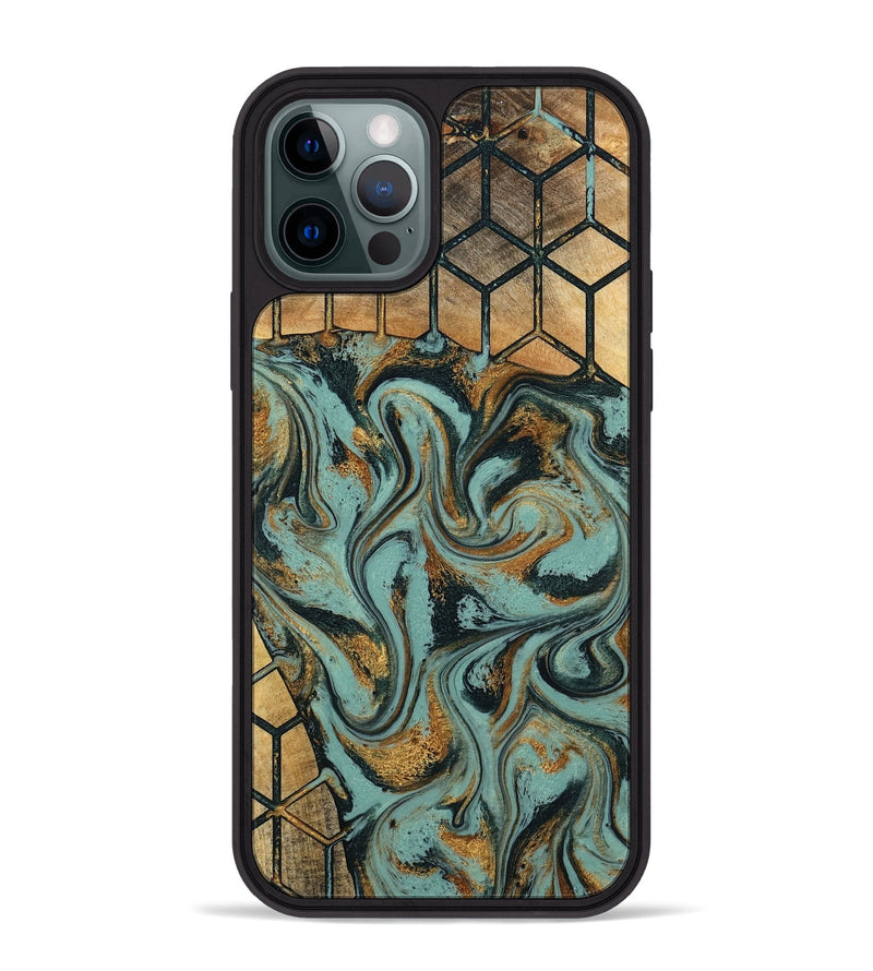 iPhone 12 Pro Max Wood Phone Case - Dasia (Pattern, 796989)