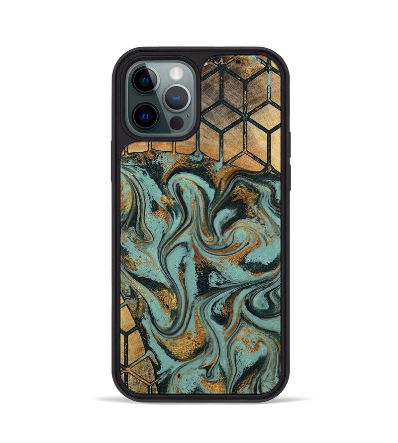 iPhone 12 Pro Wood Phone Case - Dasia (Pattern, 796989)