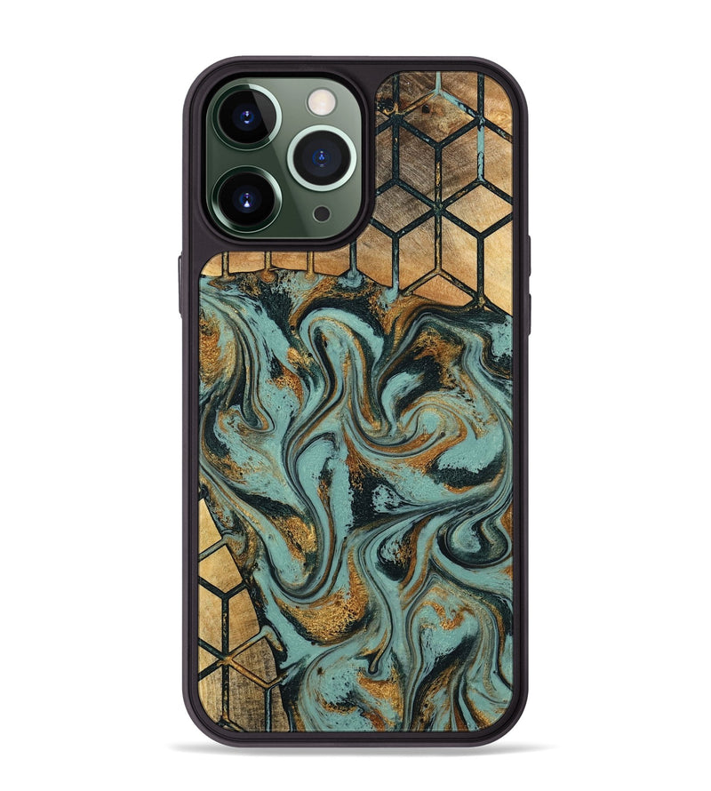 iPhone 13 Pro Max Wood Phone Case - Dasia (Pattern, 796989)